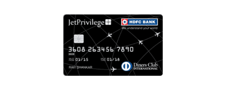 Jet Privilege HDFC Bank Diners Club Credit Card